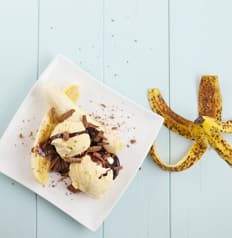 very quick banana split recipe
