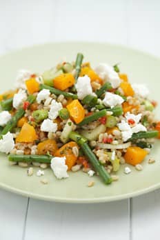 Warm Pearl Barley and Butternut squash Salad Recipe