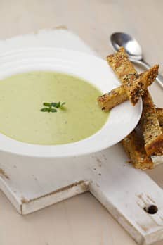 leek and pea soup recipe