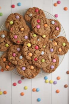 smartie cookies recipe